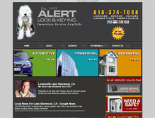 Tablet Screenshot of locksmith-lake-sherwood-locksmith.alertlock.com